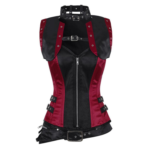 Melaine Steampunk Overbust Corset - Corsets Queen US-CA