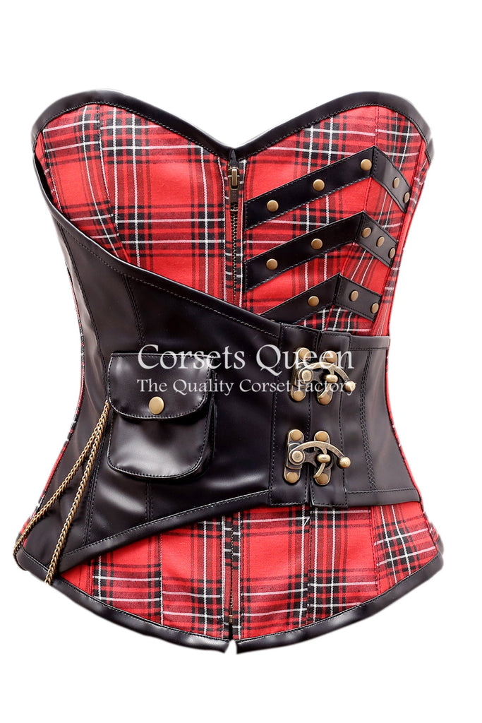 Custom Made Leather Overbust Corset